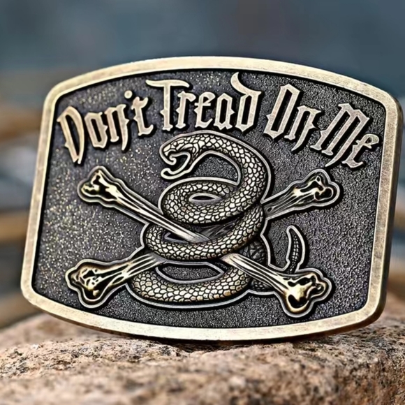 New don't tread on me snake belt buckle - Picture 11 of 15